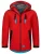Arctic Seven Outdoorjas ‘AS306’  lichtblauw / rood / zwart