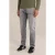 We Fashion 5-pocket Mid Waist Light Grey