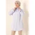 Lange Poplin Shirt met Knopsluiting