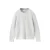 Mango Kids trui lichtgrijs grof gebreid