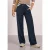 Broek met High Waist en Straight Leg pijpen in casual pasvorm