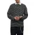 AllSaints Ave Ls Polo Jet Blk/chalk Wht