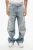 Loose Fit Jeans met contrasterende details 26 cm in blauw