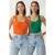 Fitted U-hals Gebreide 2-Pack Tanktop