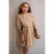 Like Flo midi jurk goud