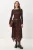 Hoge Taille Bloemen Midi A-Lijn Rok