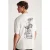 Oversized T-shirt met print en ronde hals