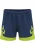 Hummel Sportbroek ‘Lead’  donkerblauw / limoen