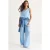 V-hals Katoenen Blouse-Broek Twee-Piece Set