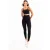 JUSTEVER High Waist Slimming Laser Cut Sports Black Women’s Leggings – Active