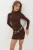 Bodycon Zachte Aanraking Modal Mini Jurk