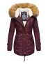 Navahoo Dames Winterjas B399 – Warm, Waterafstotend & Met Afneembare Bontkraag