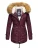 Navahoo Dames Winterjas B399 – Warm, Waterafstotend & Met Afneembare Bontkraag