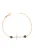faina Armband  rose-goud / zwart / transparant