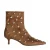 Corina suèdelook enkellaarzen met studs – camel