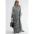 Comfortabele Gewatteerde Maxi Jurk