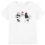 Disney Kinderen/kinderen mickey & minnie mouse kiss sketch valentijnsdag t-shirt