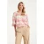 Smashed Lemon Luchtige blouse met roze tie-dye print |