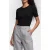 Calvin Klein Sleeveless Variegated Rib Top Black