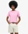 Essential Garment-dye T-shirt met Logo en Borstzak Pink