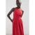 Mango zomerjurk broderie rood