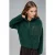 Ritskraag Pluche Gebreid Sweatshirt met Zak