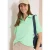 Cecil Dames Effen poloshirt met korte mouwen in Groen