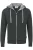 HAKRO Hooded sweatshirt antraciet/zilver, Tweekleurig