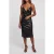 GUESS Fergie Sl Draped Mid Jet Black A996