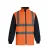 Yoko Heren Quilted Afritsbare Mouwen Jas (Fluorescerend Oranje)