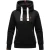 Navahoo Dames Hoodie Namikaa – Warme Trui met Hoge Kraag & Kunstleren Details