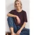 Batwing-shirt met ronde hals en print