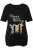 Ulla Popken Shirt  gemengde kleuren / zwart
