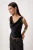 TRENDYOLMİLLA Dames Zwart Effen Mouwloos Regular fit Blouses