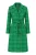 MODAMIHRAM Tussenmantel  grasgroen / wit