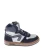 Pinocchio leren sneakers donkerblauw/wit