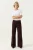 Garcia celia 249 wide broek bruin