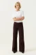 Garcia celia 249 wide broek bruin