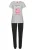 PEANUTS Pyjama  grijs / pink / zwart