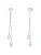 Valero Pearls Oorbellen  zilver / parelwit
