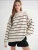 MixRay Oversized trui  ecru / zwart