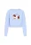 MYMO Sweatshirt ‘Pop’  lichtblauw / bruin / lichtroze / wit