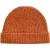 White Stuff Albie Rib Knit Beanie Dark Orange