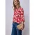 Shirt met ronde hals en volumemouwen