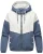 MARIKOO Functionele jas ‘Liubkaa’  marine / wit