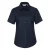 Russell Collection Dames/Dames Oxford Overhemd Met Korte Mouwen (Heldere marine)