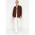 TRENDYOLMİLLA Dames Bruin Effen Lang Relaxed fit Jassen
