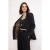 TRENDYOLMİLLA Dames Zwart Effen Lang Regular fit Blazers