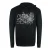 Cavalli Class Gebarsten Gespoten Logo Zwarte Hoodie