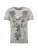 Key Largo Shirt ‘MT SUNSET HILLS’  grijs / antraciet / rood / wit